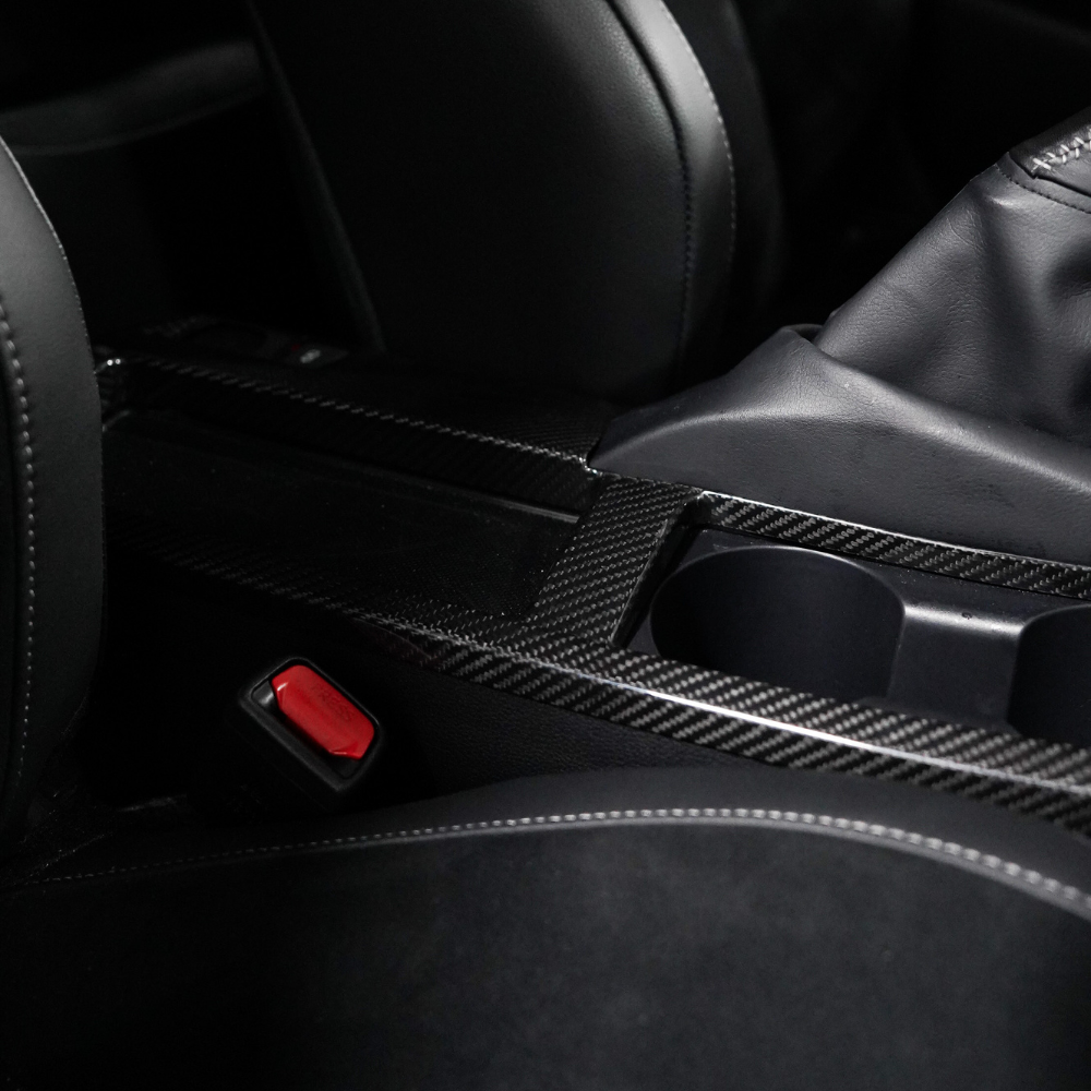 JDMuscle [23-24 Toyota GR Corolla] Carbon Fiber Cup Holder Cover