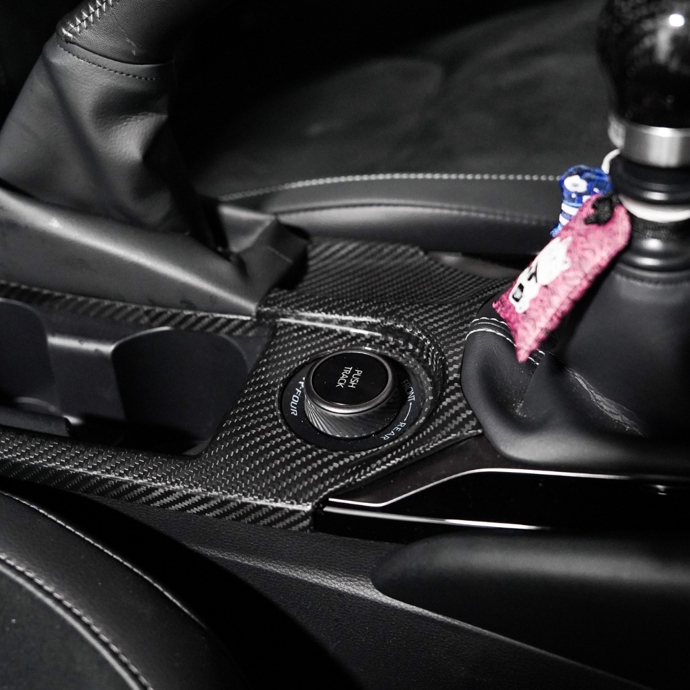 JDMuscle [23-24 Toyota GR Corolla] Carbon Fiber Cup Holder Cover