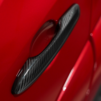 JDMuscle [23-24 Toyota GR Corolla] Carbon Fiber Door Handle Covers (4PC)