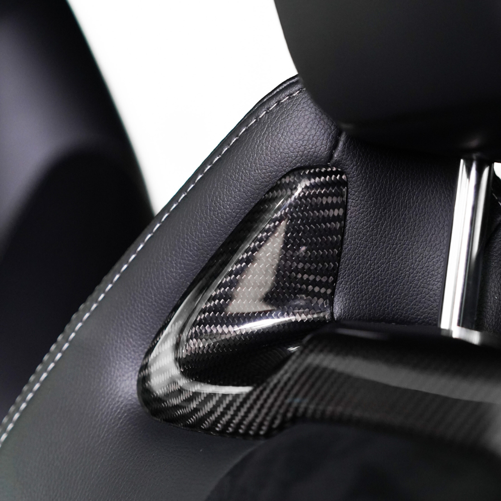 JDMuscle [23-24 Toyota GR Corolla] Carbon Fiber Front Seat Inserts (Front 2 PCS)