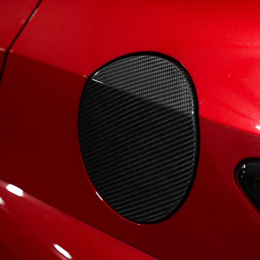 JDMuscle [23-24 Toyota GR Corolla] Carbon Fiber Fuel Door Cover