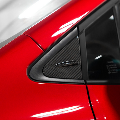 JDMuscle [23-24 Toyota GR Corolla] Carbon Fiber J-Panel Wind Defelctor Covers (2PC)