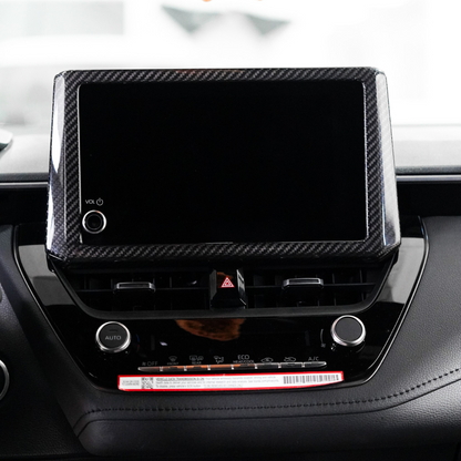 JDMuscle [23-24 Toyota GR Corolla] Carbon Fiber Screen Bezel Cover