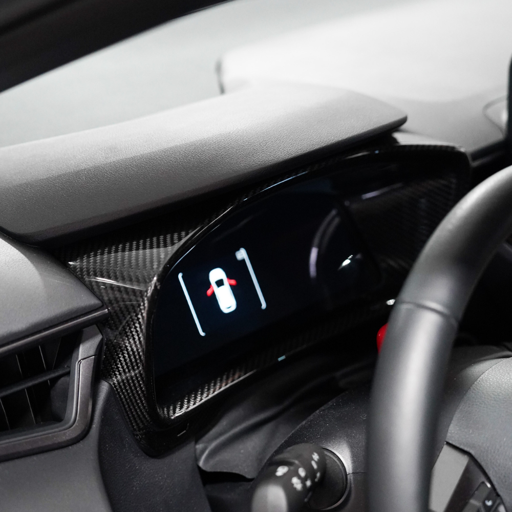 JDMuscle [23-25 Toyota GR Corolla] Carbon Fiber Speedometer Frame Cover