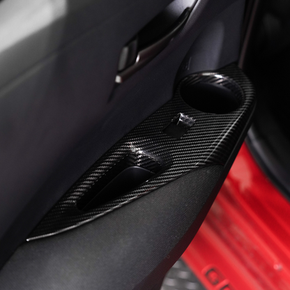 JDMuscle [23-24 Toyota GR Corolla] Carbon Fiber Window Switches (Front&Rear 4 PCS)