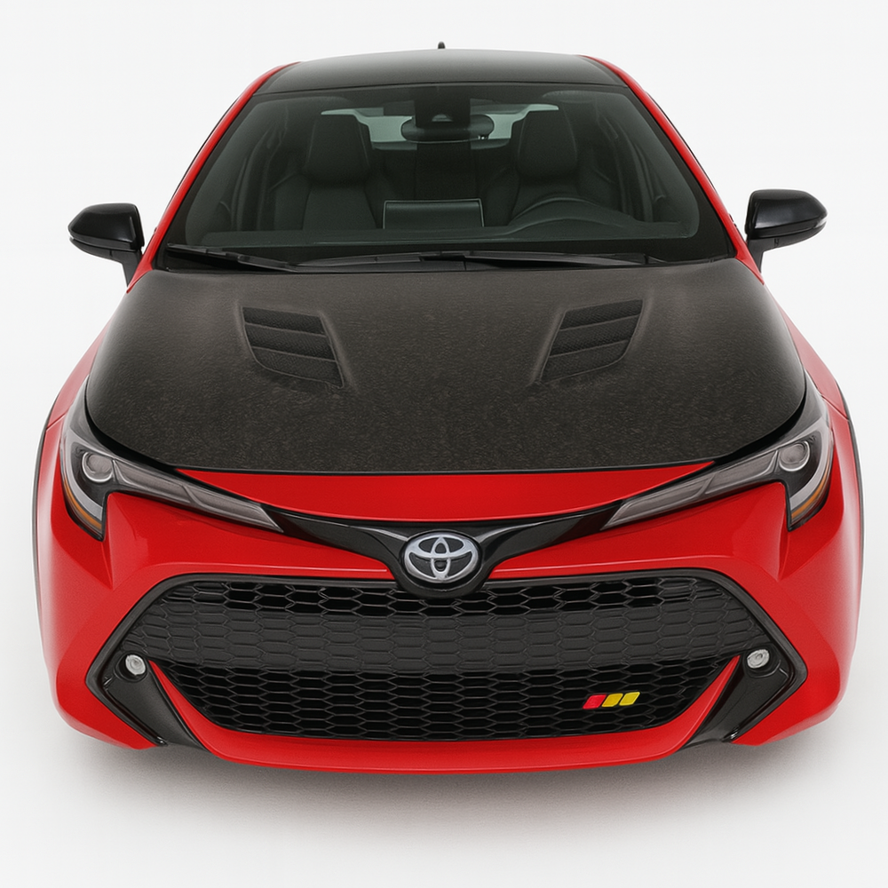 JDMuscle [23+ GR Corolla, 19+ Corolla Hatchback] Carbon Fiber Hood - VS Style