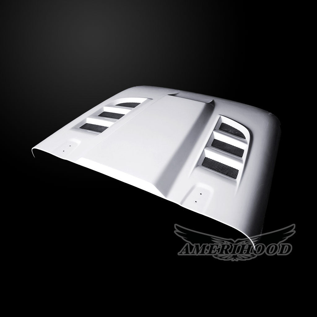 AmeriHood - Jeep Gladiator W/O Mojave Model 2020-2025 SSK Style Functional Heat Extraction Hood