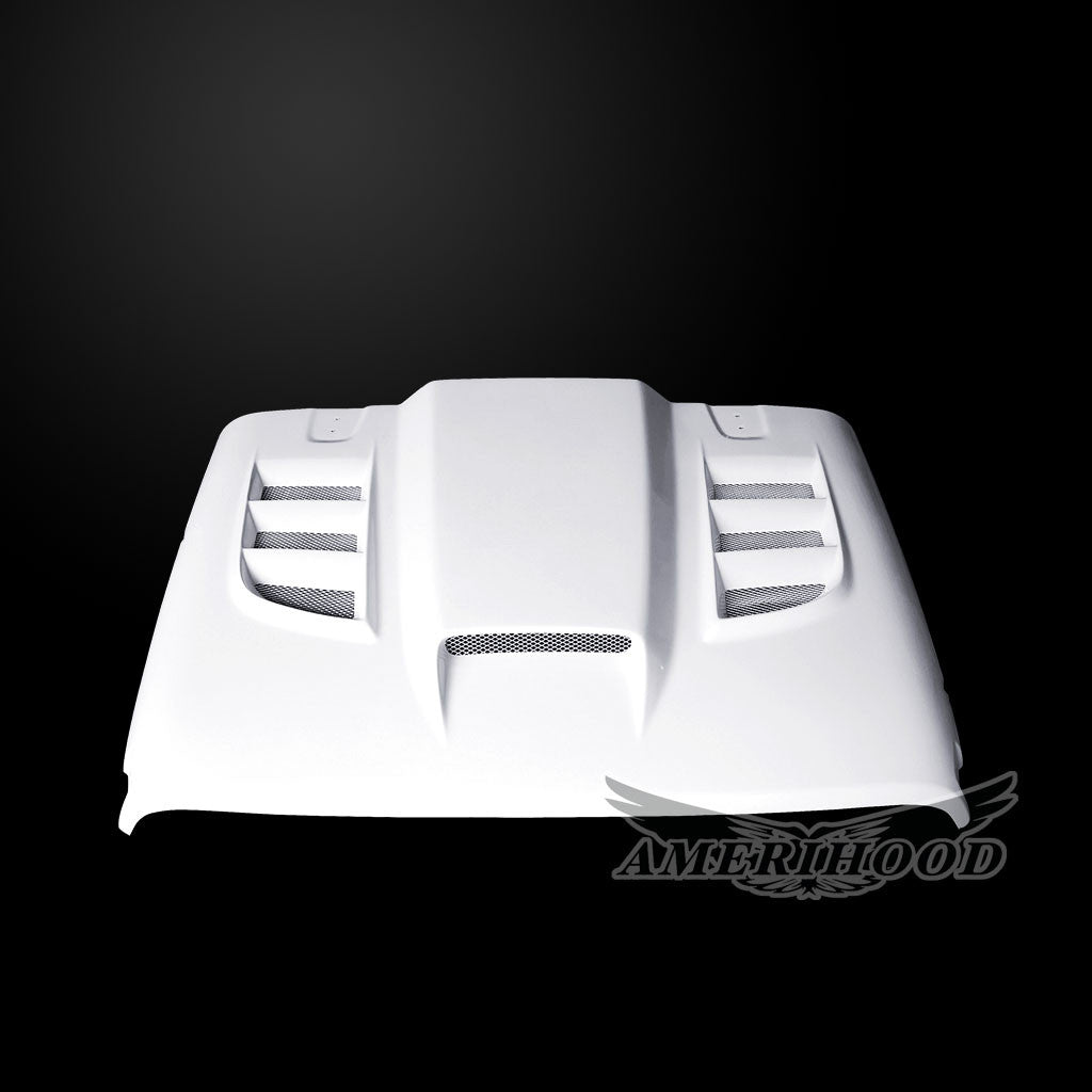 AmeriHood - Jeep Gladiator W/O Mojave Model 2020-2025 SSK Style Functional Heat Extraction Hood