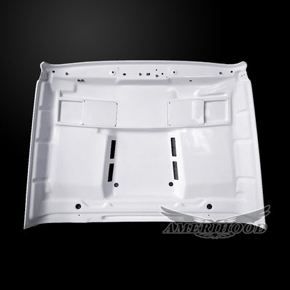 AmeriHood - Jeep Gladiator W/O Mojave Model 2020-2025 SSK Style Functional Heat Extraction Hood