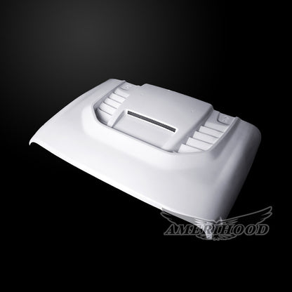 AmeriHood - Jeep Gladiator W/O Mojave Model 2020-2025 STM Style Functional Heat Extraction Hood