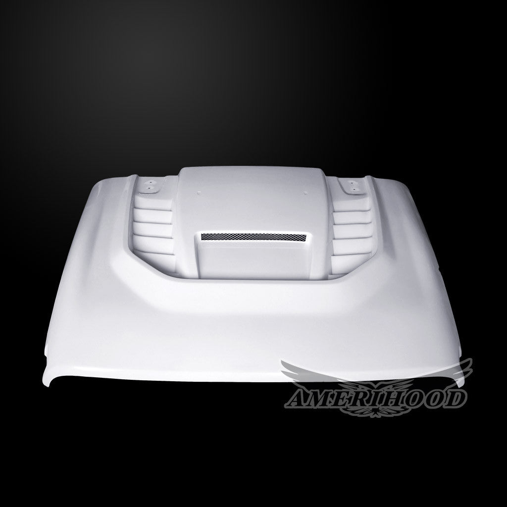 AmeriHood - Jeep Gladiator W/O Mojave Model 2020-2025 STM Style Functional Heat Extraction Hood