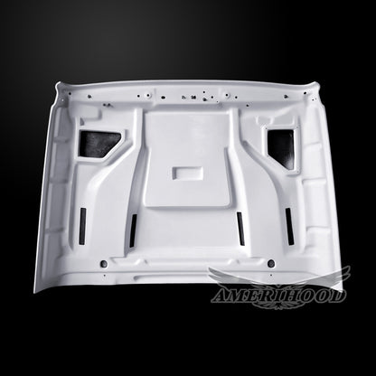 AmeriHood - Jeep Gladiator W/O Mojave Model 2020-2025 STM Style Functional Heat Extraction Hood