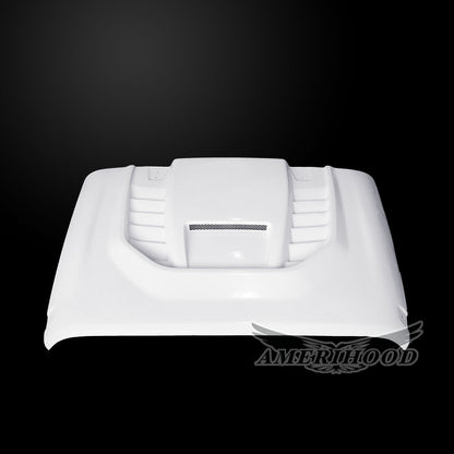 AmeriHood - Jeep Wrangler JK Model 2007-2018 STM Style Functional Heat Extraction Hood