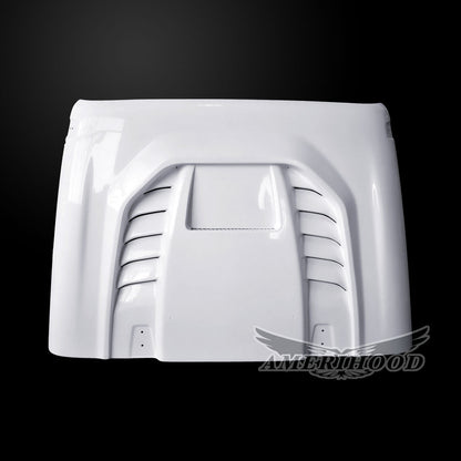AmeriHood - Jeep Wrangler JK Model 2007-2018 STM Style Functional Heat Extraction Hood