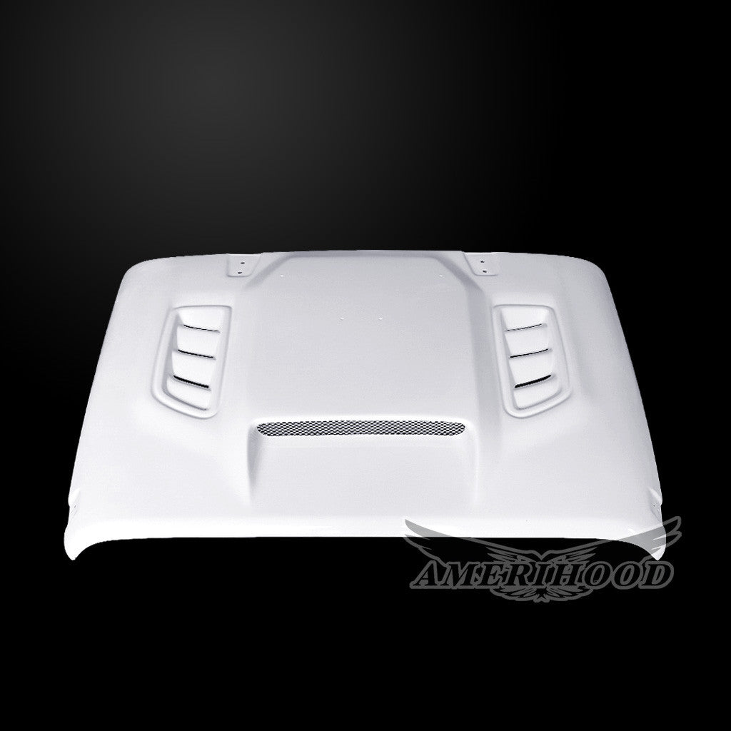 AmeriHood - Jeep Wrangler JK Model 2007-2018 VIP Style Functional Heat Extraction Hood