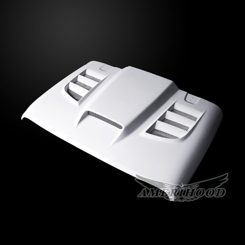 AmeriHood - Jeep Wrangler JL W/O Rubicon 392 Model 2018-2025 SSK Style Functional Heat Extraction Hood