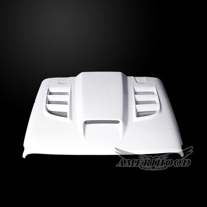 AmeriHood - Jeep Wrangler JL W/O Rubicon 392 Model 2018-2025 SSK Style Functional Heat Extraction Hood