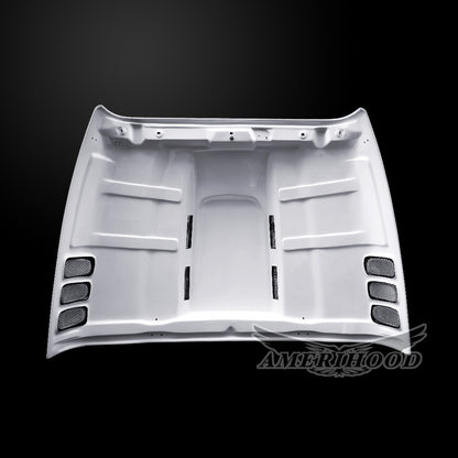 AmeriHood - Jeep Wrangler TJ 1997-2006 Type-AGG Style Functional Heat Extraction Hood