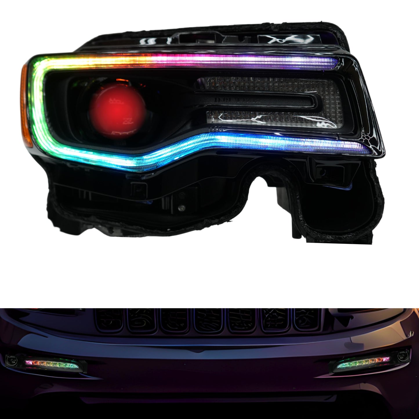 Jeep Grand Cherokee Multicolor DRL Boards (2014-2021)