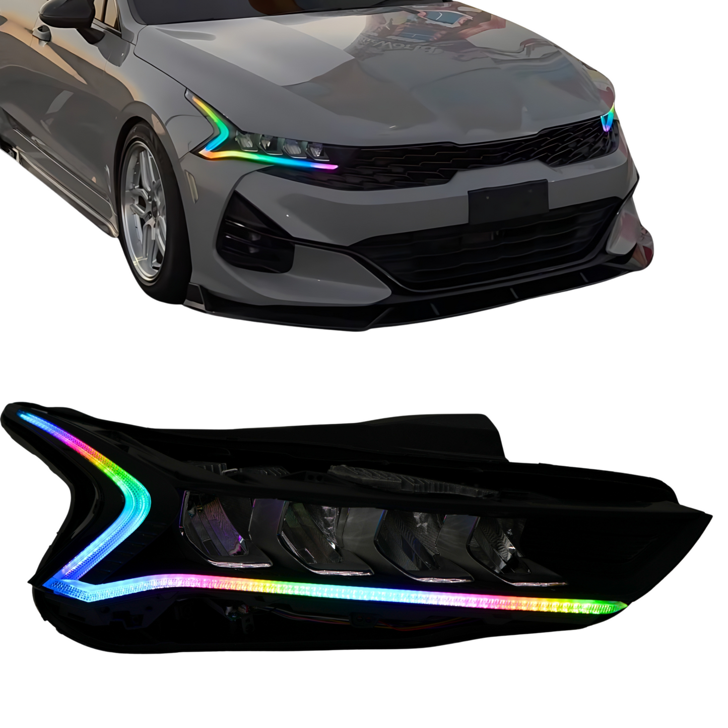 Kia K5 Multicolor Flow DRL Boards (2021-2024)