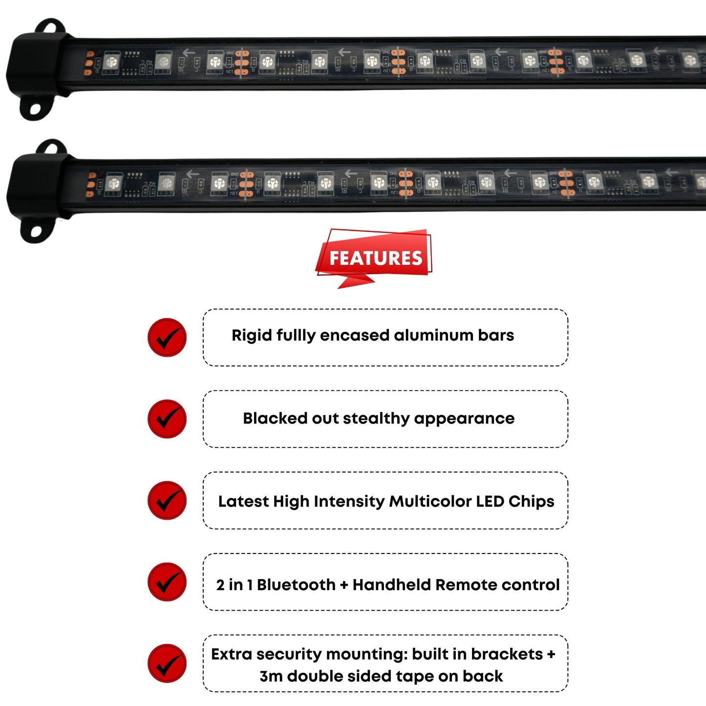 LED Underglow Lighting Kit 3.0 | Aluminum