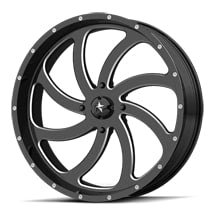 ~(24 lbs. 21X21X10)~ M36 18X7 4X137 G-BLK MILL 00MM