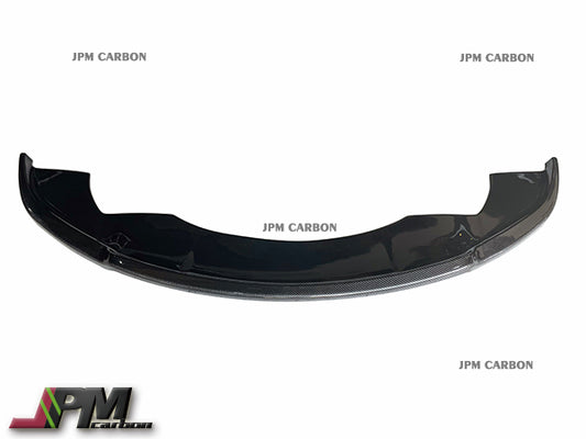 MX Style Carbon Fiber Front Bumper Add-on Lip Fits For 2016-2020 Tesla Model X Only