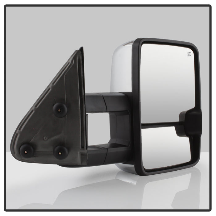 SPYDER xTune Chevy Silverado 03-06 Heated Amber Signal Telescoping Mirrors Chrome MIR-CS03S-G3C-PWH-AM-SET 9936753