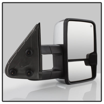 SPYDER xTune Chevy Silverado 03-06 Heated Amber Signal Telescoping Mirrors Chrome MIR-CS03S-G3C-PWH-AM-SET 9936753