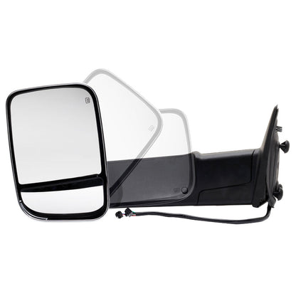 SPYDER Xtune Dodge Ram 1500 09-12 Extendable Power Heated Adjust Mirror Chrome HoUSing Left MIR-DRAM10-PW-L 9933165
