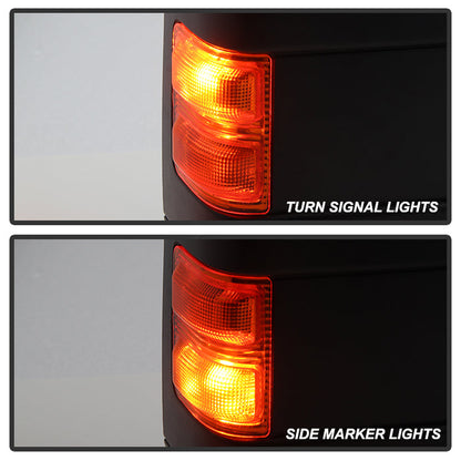 SPYDER Xtune Ford Superduty 99-14 Manual Extendable Manual Adjust Mirror Amber- Right MIR-FDSD08S-MA-AM-R 9933134