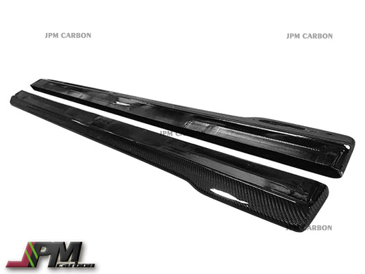 CS Style Carbon Fiber Side Skirt Add-on Lips Fits For 2016-2023 Mazda Miata MX-5 ND Only