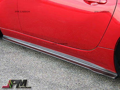 CS Style Carbon Fiber Side Skirt Add-on Lips Fits For 2016-2023 Mazda Miata MX-5 ND Only