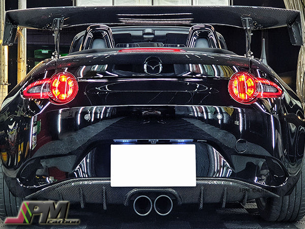 JPM GT Carbon Fiber Trunk Spoiler Wing Fits For 2016-2023 Mazda Miata MX-5 ND Only