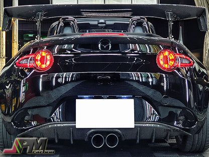 JPM GT Carbon Fiber Trunk Spoiler Wing Fits For 2016-2023 Mazda Miata MX-5 ND Only