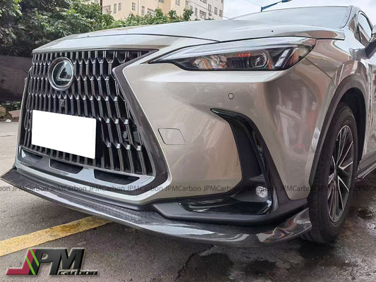 DP Style Carbon Fiber Front Bumper Add-on Lip Fits For 2022-2025 Lexus NX Only