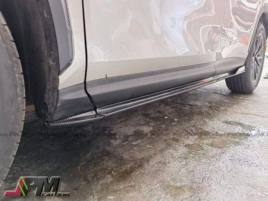 DP Style Carbon Fiber Side Skirt Add-on Lips Fits For 2022-2025 Lexus NX Only