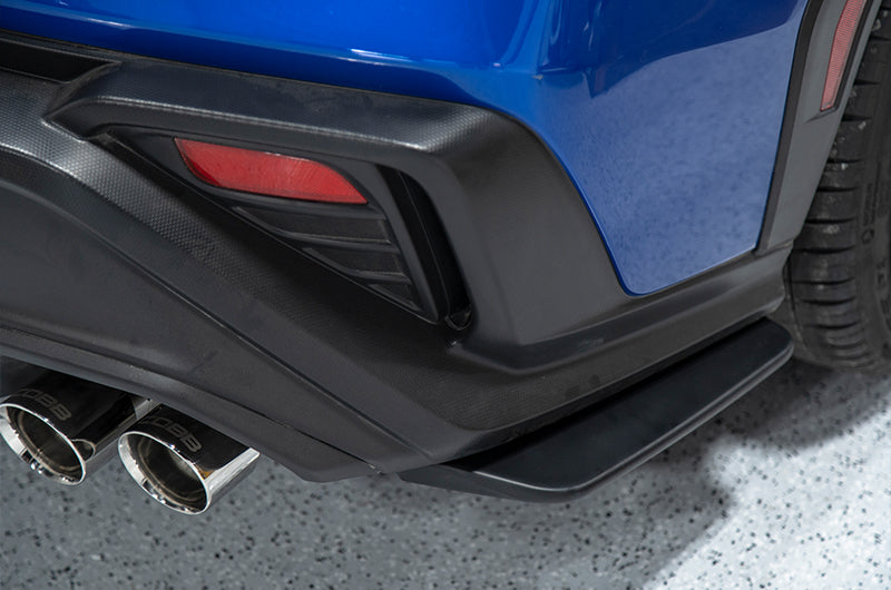 OLM S Style Matte Black Rear Spats - 2022+ WRX