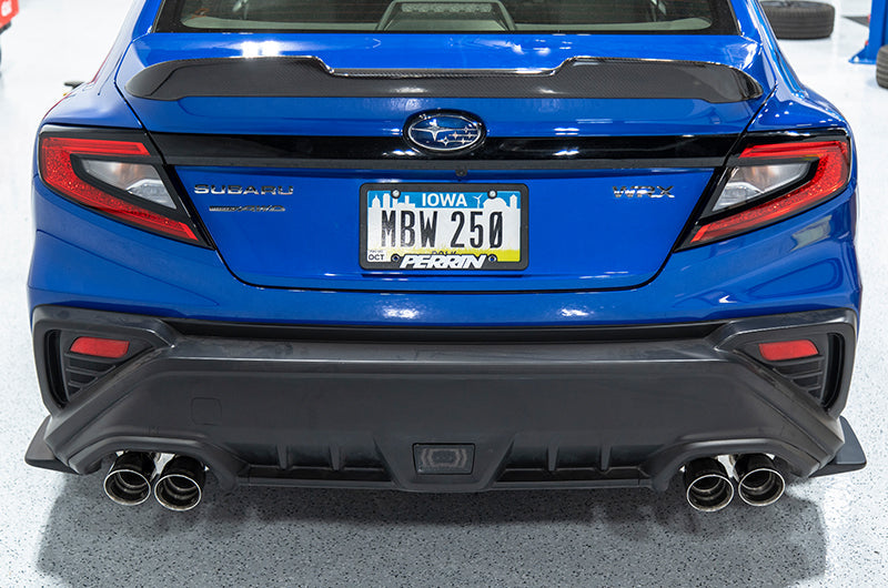 OLM S Style Matte Black Rear Spats - 2022+ WRX