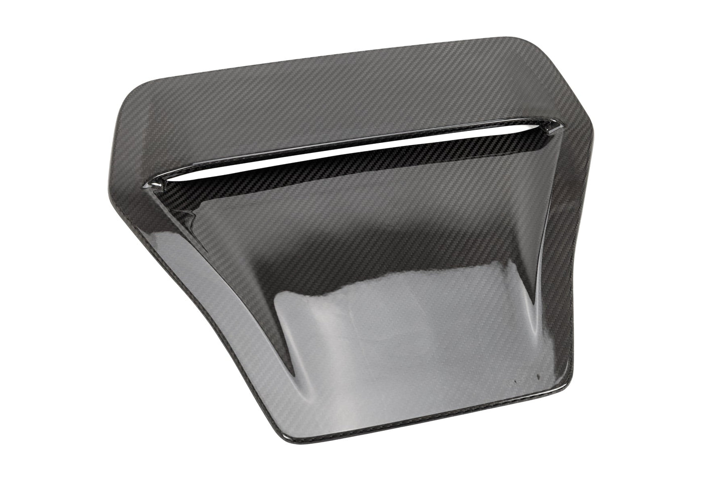 OLM LE Carbon Fiber Hood Scoop Cover - 2017 - 2021 Honda Civic Type R