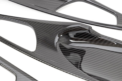 OLM LE Carbon Fiber Interior Door Handle Trim Covers (Full Set) - 2016 - 21 Honda Civic / 2017-21 Honda Civic Type R