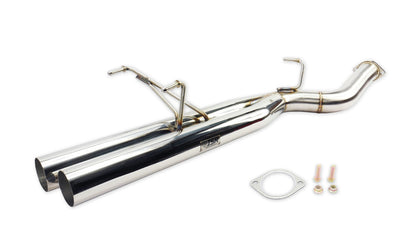 ISR Performance Series II - EP Dual Tip Blast Pipe Exhaust Non Resonated - 89-94 Nissan 240sx (S13) IS-S2EPDNR-S13
