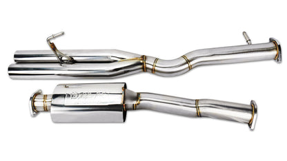 ISR Performance EP (Straight Pipes) Dual Tip Exhaust - Infiniti G35 Coupe 03-07