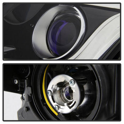 SPYDER xTune 13-18 Cadillac ATS Driver Side Halogen Projector Headlights - OEM Left (PRO-JH-CATS14-OE-L) 9943775