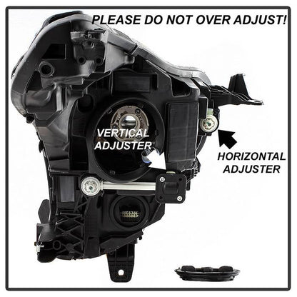 SPYDER xTune 17-18 Cadillac XT5 Halogen Projector Headlight - OEM Left (PRO-JH-CAXT517-OE-L) 9943423