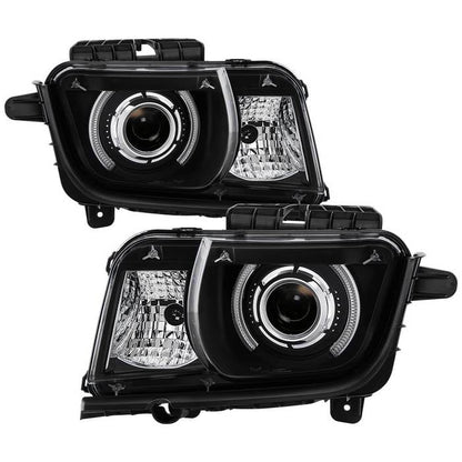SPYDER xTune 10-13 Chevy Camaro CCFL Halo Projector Headlights - Black (PRO-JH-CCAM10-LED-BK) 9040498