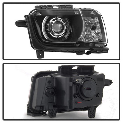 SPYDER xTune 10-13 Chevy Camaro CCFL Halo Projector Headlights - Black (PRO-JH-CCAM10-LED-BK) 9040498