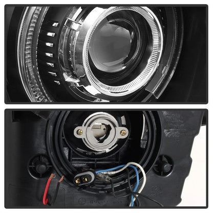 SPYDER xTune 10-13 Chevy Camaro CCFL Halo Projector Headlights - Black (PRO-JH-CCAM10-LED-BK) 9040498