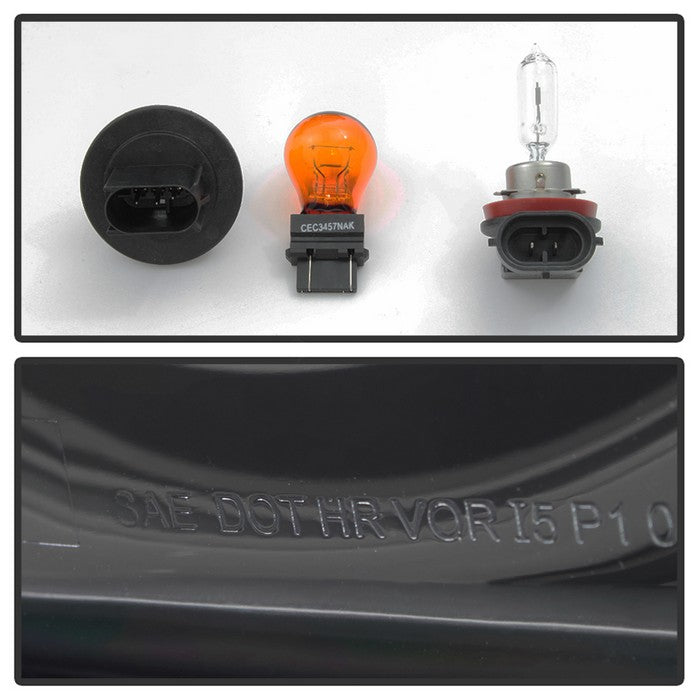 SPYDER xTune 10-13 Chevy Camaro CCFL Halo Projector Headlights - Black (PRO-JH-CCAM10-LED-BK) 9040498