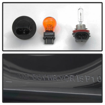SPYDER xTune 10-13 Chevy Camaro CCFL Halo Projector Headlights - Black (PRO-JH-CCAM10-LED-BK) 9040498